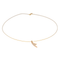 Collier Garel Collier  Trilogie Trilogie Or rose, Or jaune Diamant 58 Facettes 2999631CN