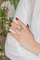 Bague 60 Bague Or blanc, Or jaune Emeraude, Diamant 58 Facettes 2999638CN