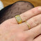 Bague 52.5 Bague bandeau pavée de diamants en or jaune 18K 58 Facettes REF24089-252