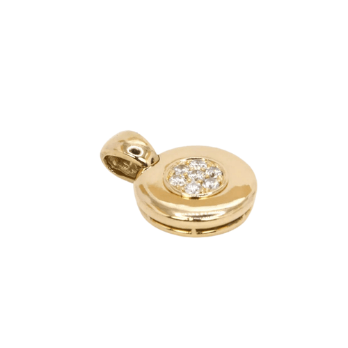 Pendentif Pendentif vintage rond diamants 0,20 ct 58 Facettes J420