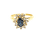 Bague 56 Bague en or saphir et diamants 58 Facettes