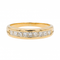 Bague 61 Bague Demi alliance Or jaune Diamant 58 Facettes 3000072CN