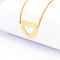 Collier Collier cœur en or jaune 18 carats 58 Facettes 30067