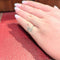 Bague 52 Bague en or blanc 18 carats et diamants 58 Facettes 30095