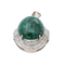 Pendentif Pendentif Or blanc Chrysocolle, Diamant 58 Facettes 3013259CN