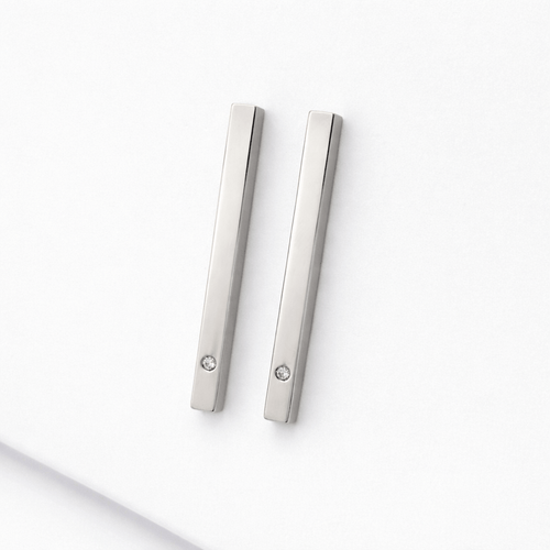 Boucles d'oreilles Boucles d'oreilles en or blanc 18 carats et diamants 58 Facettes 30220