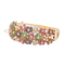 Bracelet Bracelet manchette en or jaune 18 carats avec diamants et pierres 58 Facettes 3023392CN
