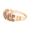Bracelet Bracelet Manchette Or jaune Diamant, Emeraude, Rubis 58 Facettes 3023392CN