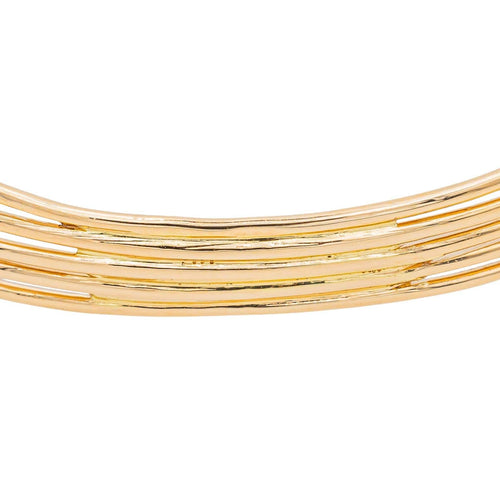 Bracelet Bracelet manchette en or jaune 18 carats avec diamants et pierres 58 Facettes 3023392CN