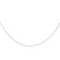Collier Collier chaîne maille forçat en or rose 18 carats 58 Facettes 3027985CN