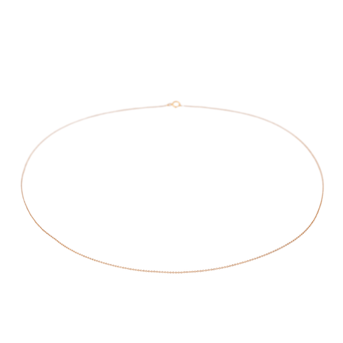 Collier Collier chaîne maille forçat en or rose 18 carats 58 Facettes 3027985CN