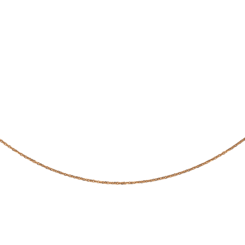 Collier Collier chaîne maille forçat en or rose 18 carats 58 Facettes 3027985CN