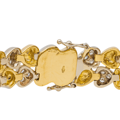 Bracelet Bracelet Or jaune, Or blanc Diamant 58 Facettes 3036216CN