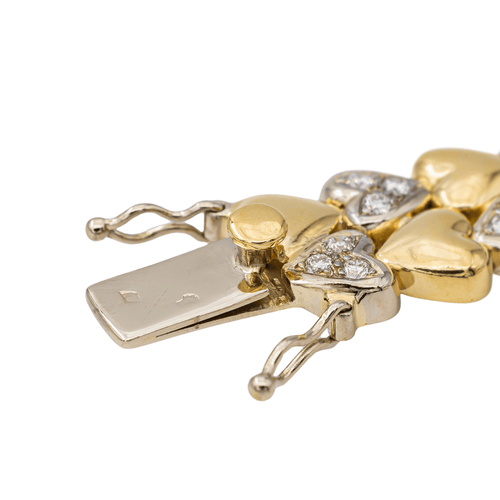 Bracelet Bracelet Or jaune, Or blanc Diamant 58 Facettes 3036216CN