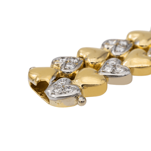 Bracelet Bracelet Or jaune, Or blanc Diamant 58 Facettes 3036216CN