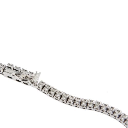 Bracelet Bracelet tennis - Bracelet en or blanc 18 kt et diamants 58 Facettes 30427