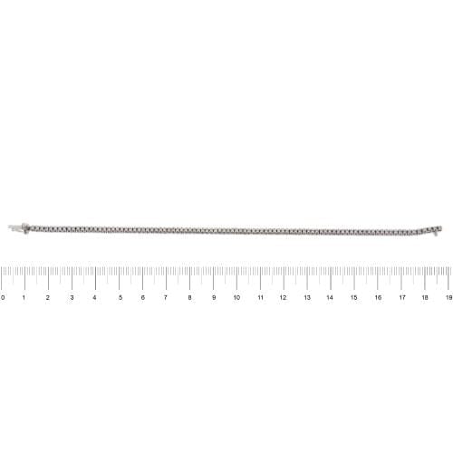 Bracelet Bracelet tennis - Bracelet en or blanc 18 kt et diamants 58 Facettes 30427