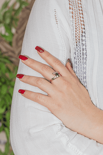 Bague 54 Bague Or jaune Saphir, Diamant 58 Facettes 3042857CN