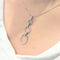 Collier Collier en or blanc 18 carats et diamants 58 Facettes 30441