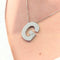 Collier Collier G en or blanc 18 carats et diamant 58 Facettes 30443