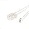 Collier Collier G en or blanc 18 carats et diamant 58 Facettes 30443