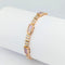 Bracelet Bracelet en or rose 18 carats serti de diamants et nacre 58 Facettes 30456