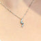 Collier Collier en or blanc 18 carats avec diamant brillant 58 Facettes 30460