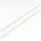 Collier Collier en or blanc 18 carats avec diamant brillant 58 Facettes 30460