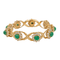 Bracelet Bracelet en or jaune 18 carats émeraudes et diamants 58 Facettes 3046562CN