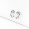 Boucles d'oreilles Boucles d’oreilles en or blanc 18 carats et diamants 58 Facettes 30466