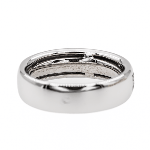 Bague 53 Bague Alliance  Or blanc Diamant 58 Facettes 3054196CN