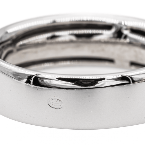 Bague 53 Bague Alliance  Or blanc Diamant 58 Facettes 3054196CN