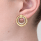 Boucles d'oreilles Boucles d’oreilles bicolores en or 18 carats (750) 58 Facettes 30588