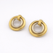 Boucles d'oreilles Boucles d’oreilles bicolores en or 18 carats (750) 58 Facettes 30588