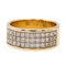 Bague 53 Bague bandeau en or jaune 18 carats et diamants 58 Facettes 3059578CN