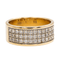 Bague 53 Bague bandeau en or jaune 18 carats et diamants 58 Facettes 3059578CN