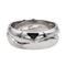 Bague 57 Bague en or blanc 18 carats sertie de 3 diamants 58 Facettes 3060076CN