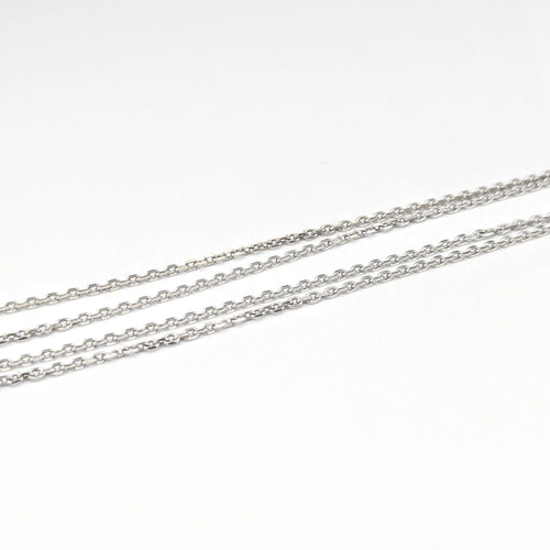 Collier Collier en or blanc 18 carats et diamants 58 Facettes 30614