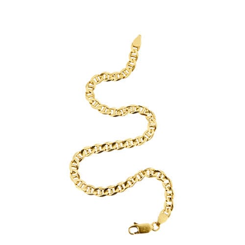 Bracelet Bracelet homme - Maille traverseino en or jaune 18 ct 58 Facettes 30678