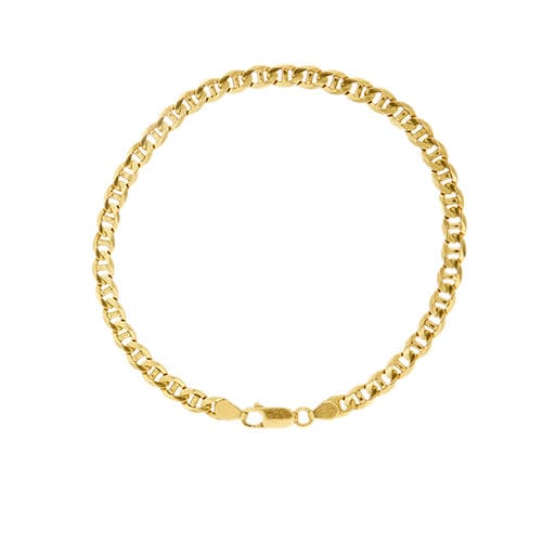 Bracelet Bracelet homme - Maille traverseino en or jaune 18 ct 58 Facettes 30678