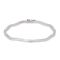 Bracelet Bracelet jonc fil carré motif ondulé en or blanc 18 carats 58 Facettes 3079888CN