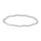 Bracelet Bracelet jonc fil carré motif ondulé en or blanc 18 carats 58 Facettes 3079888CN