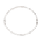 Bracelet Bracelet jonc fil carré motif ondulé en or blanc 18 carats 58 Facettes 3079888CN