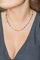 Collier Collier maille souple en or jaune et or blanc 18 carats 58 Facettes 3079892CN