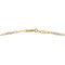 Collier Collier maille souple en or jaune et or blanc 18 carats 58 Facettes 3079892CN