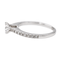 Bague 47.5 Bague solitaire en or blanc 18 carats avec diamant 58 Facettes 3079919CN