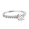 Bague 47.5 Bague Solitaire Or blanc Diamant 58 Facettes 3079919CN