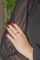 Bague 54 Bague Toi et Moi en or blanc 18 carats et diamants 58 Facettes 3081504CN
