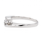 Bague 54 Bague Toi et Moi en or blanc 18 carats et diamants 58 Facettes 3081504CN