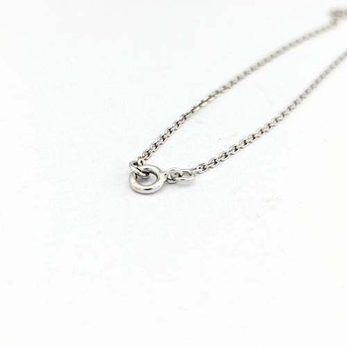 Collier Collier en or blanc 18 carats avec citrine 58 Facettes 30824